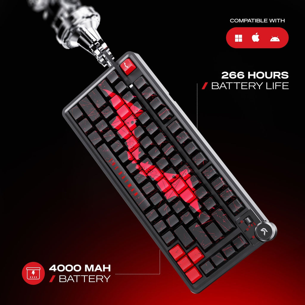 Nighthawk 75 - The Batman | TKL Tri-Mode Gaming Keyboard